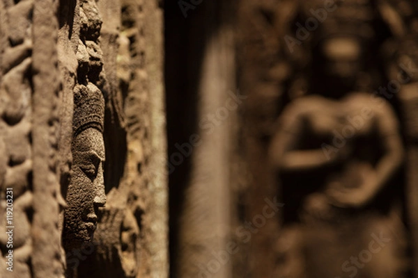 Obraz Devata statue in Ta Prohm
