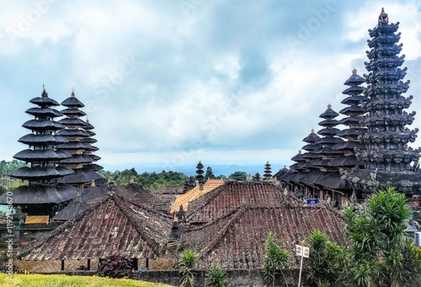 Obraz Besakih Temple in Bali, also known as the “Mother Temple of Bali”. Indonesia.