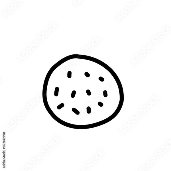 Fototapeta bread outline