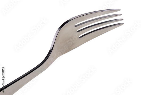 Obraz detail of silver fork