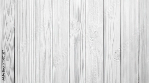 Fototapeta A light gray-toned white oak wood grain texture with smooth vertical patterns, ultra-realistic details, and a flat white background