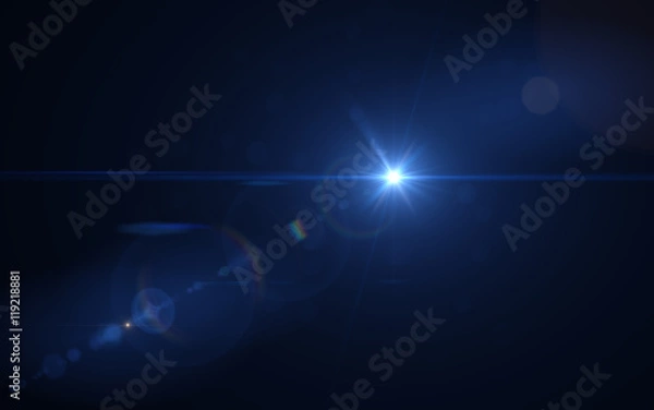 Obraz Lens Flare blue shift