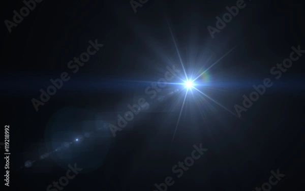 Obraz Lens Flare dusty white