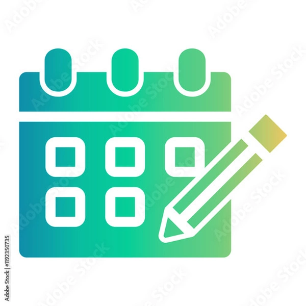 Fototapeta event Gradient icon