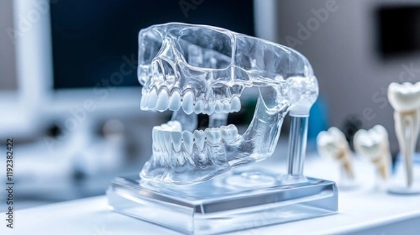 Obraz Skull 3d model