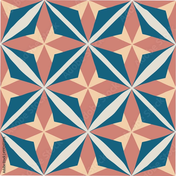 Obraz Seamless abstract geometric shape pattern