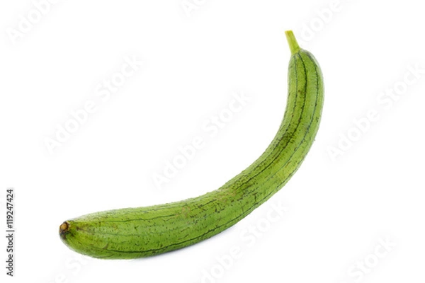 Obraz Snake gourd on white background