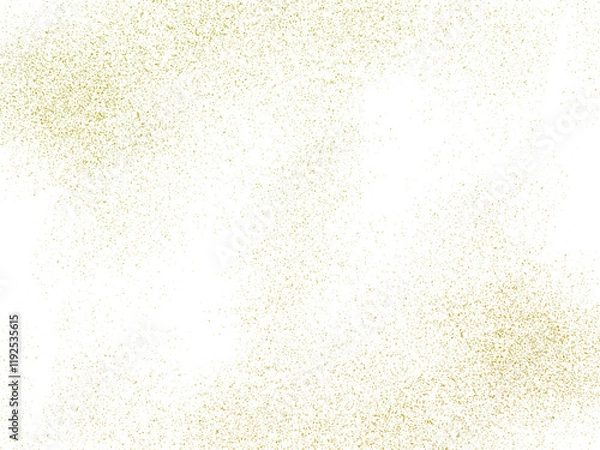 Fototapeta Golden glitter dust particles confetti on transparent background. Shine falling gold dust lights. abstract luxury gold, luxury, shine, background, particle, golden, gold, confetti, glitter.
