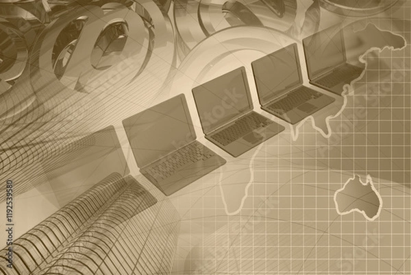 Obraz Computer background