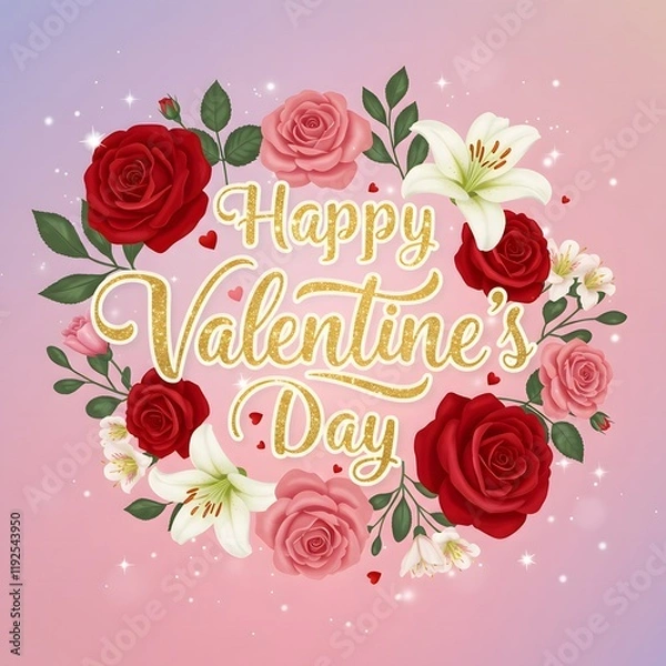 Fototapeta Happy Valentines day