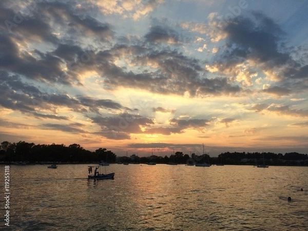 Fototapeta Sunset in Greece