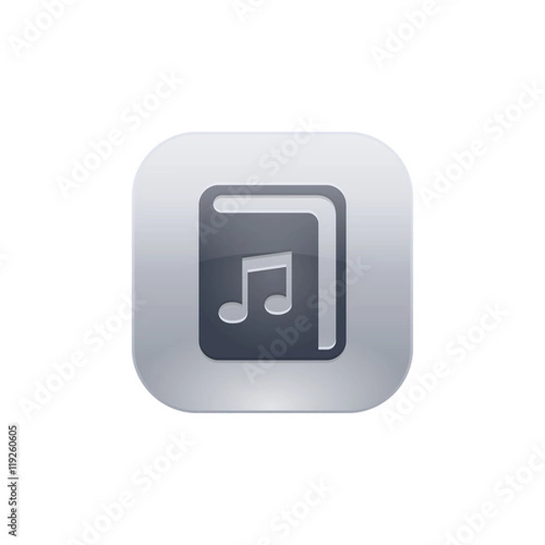 Fototapeta Glossy Push-Button