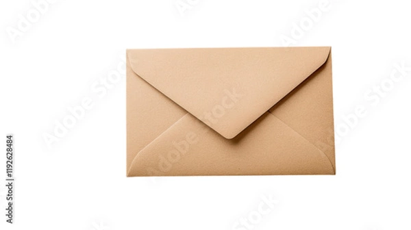 Fototapeta Elegant Beige Envelope - A Timeless Design
