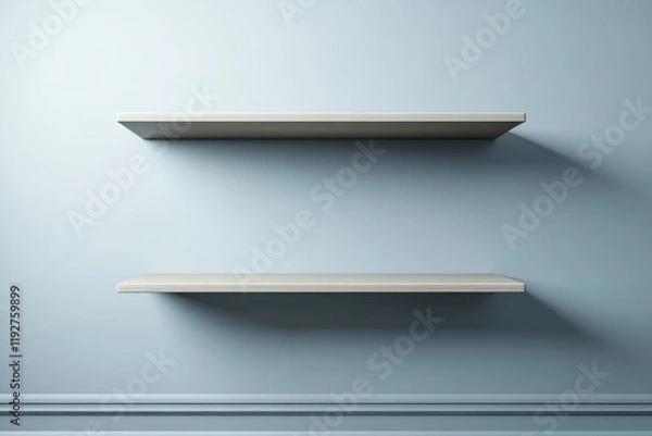 Fototapeta Stylish and Functional Wall Mounted Display Shelves for Home Decor and Organization Needs