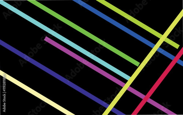 Obraz abstract colorful lines