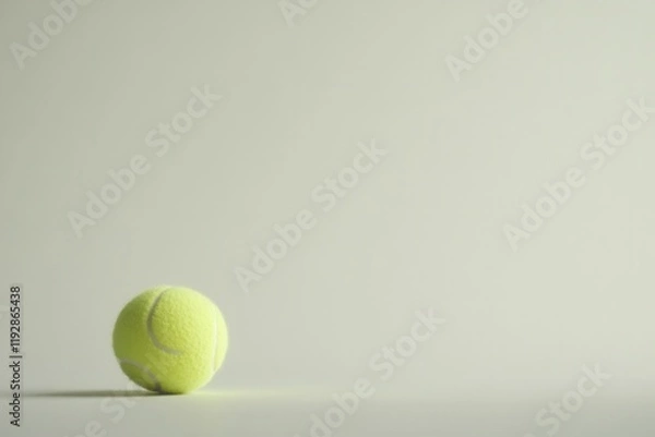Obraz Tennis Ball on Simple Background
