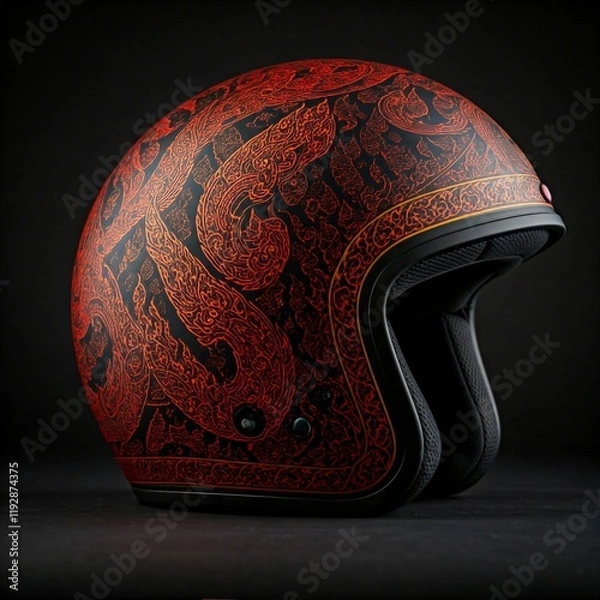 Obraz Thai Temple Art Helmet