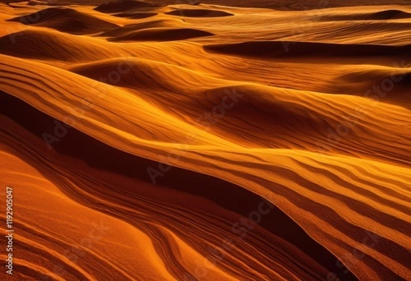 Obraz close view colorful intricate sand patterns showcase natural textures fine details artistic display, aerial, artistry, beauty, composition, contrast