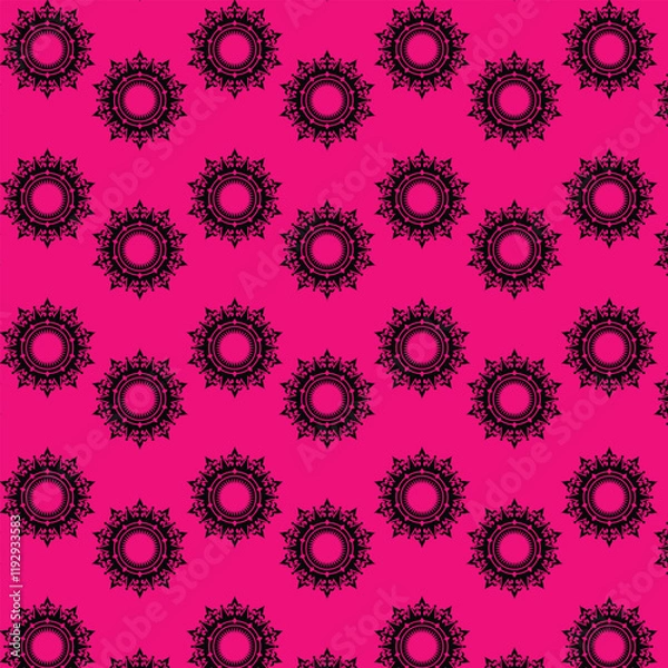 Fototapeta seamless floral pattern