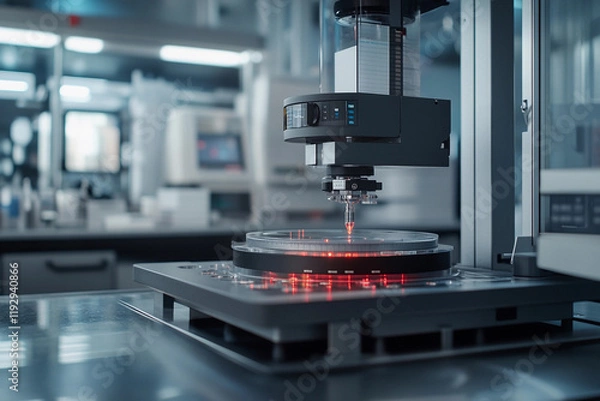 Obraz Advanced laboratory equipment for precision measurement and analysis in a modern research facility
