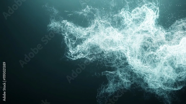 Fototapeta Abstract representation of flowing water or liquid, evoking a sense of movement and tranquility.