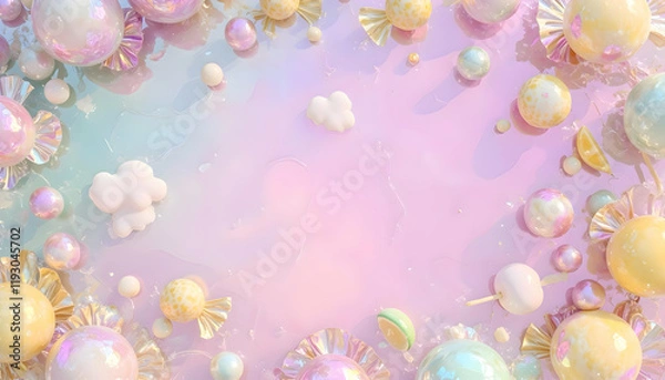 Obraz Candy sweet background