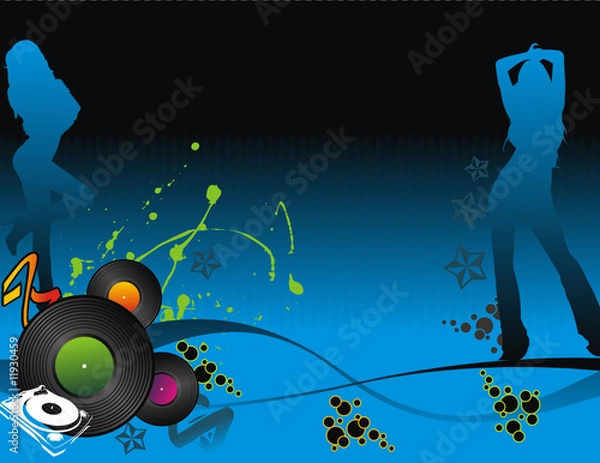 Obraz vector party illustration