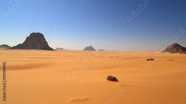 Obraz camel in the desert