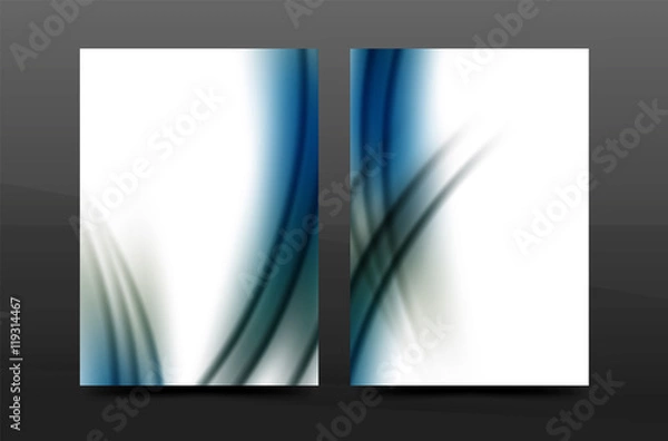 Fototapeta A4 size annual report business flyer cover