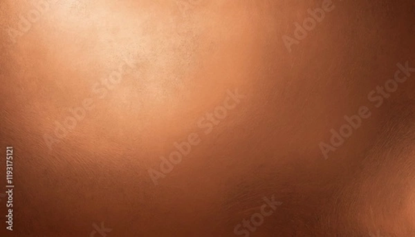 Fototapeta Textured embossed copper background with subtle light gradients
