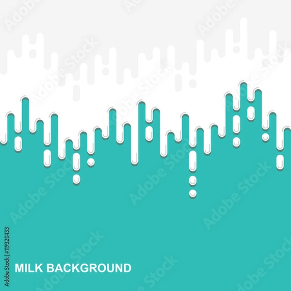 Fototapeta Vector flat dripping background