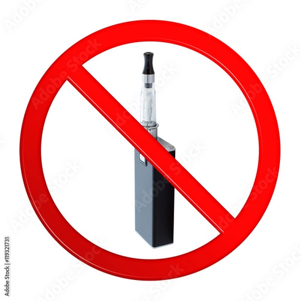 Fototapeta Vaping Forbidden Sign