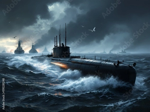 Obraz Convoy Under Attack