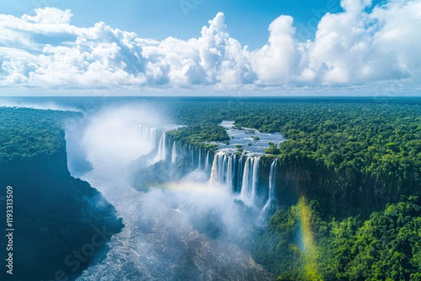 Obraz falls in summer