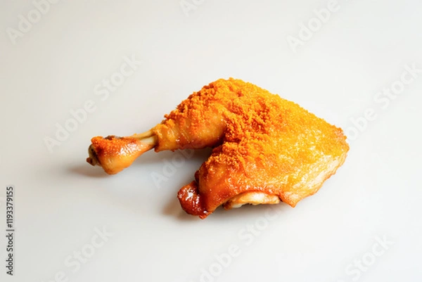 Obraz chicken on a white background