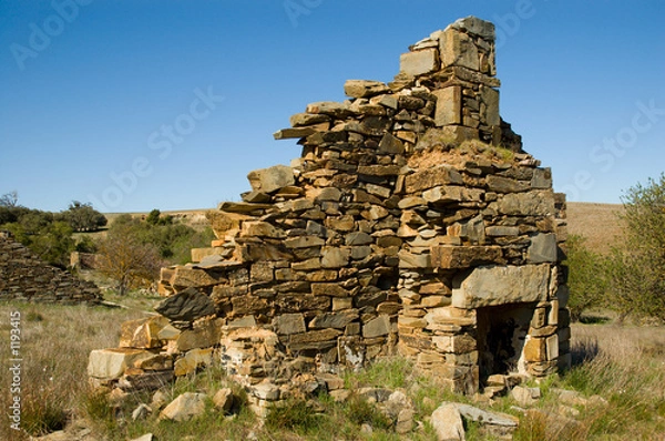 Obraz stone chimney remnants