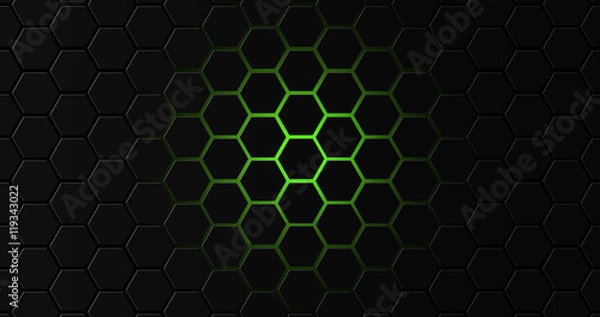 Obraz Hexagon geomatric 8k background