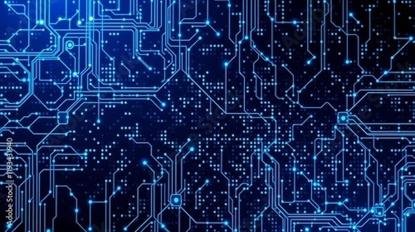 Fototapeta Circuit abstract background