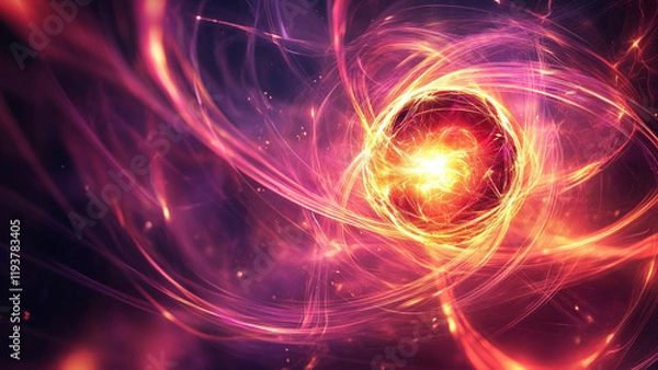 Fototapeta Quantum Computing Elements