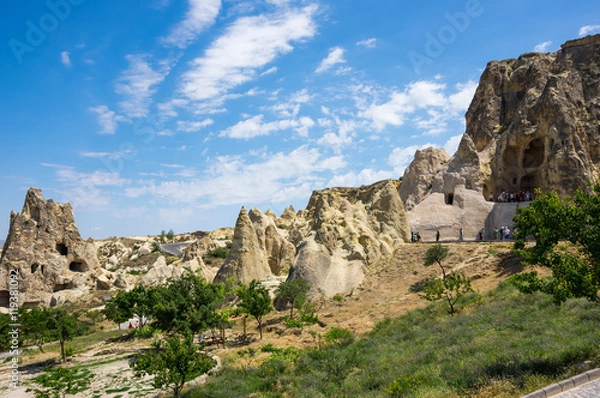 Fototapeta Stone formations in Cappadocia, Turkey