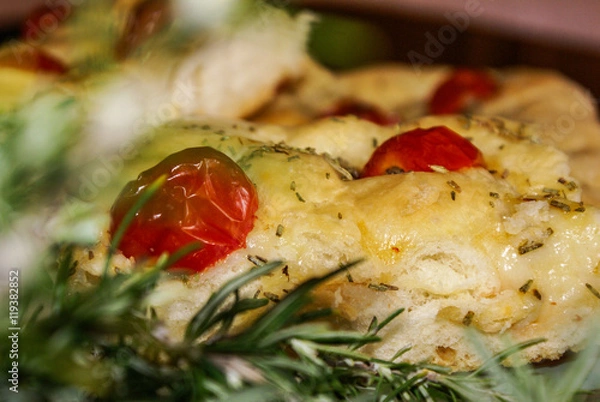 Fototapeta Flatbread Pizza