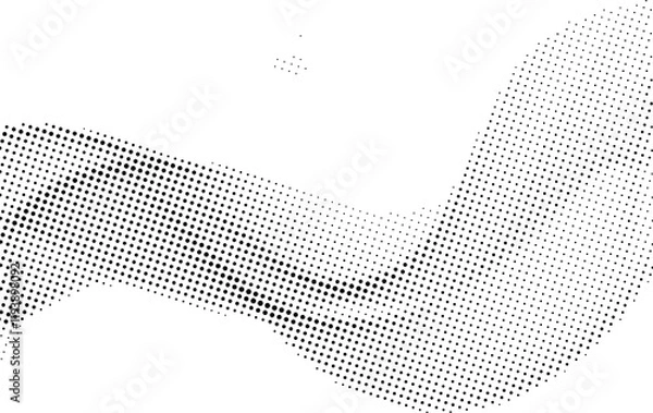 Fototapeta abstract gradient halftone dots background Pop art template texture Vector illustration