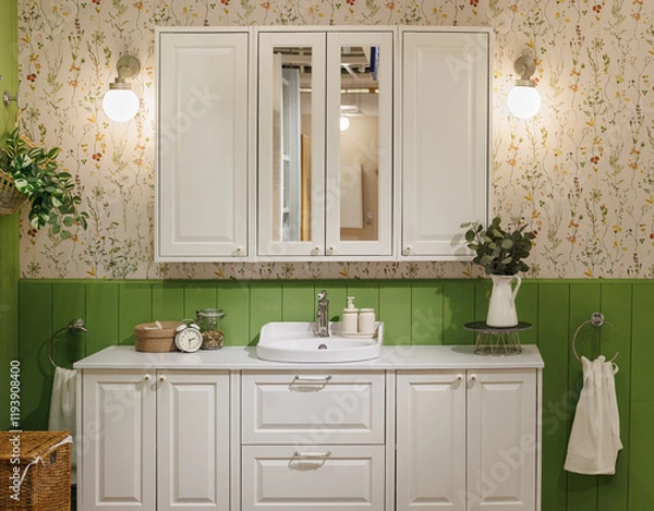 Fototapeta A stylish bathroom