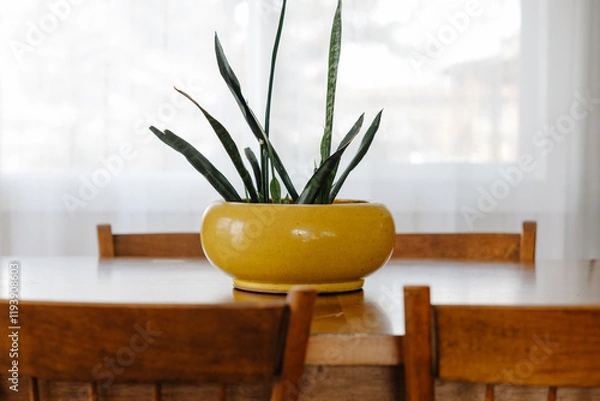 Obraz Modern kitchen table centerpiece