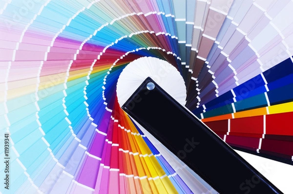 Obraz Color circle isolated with clipping path