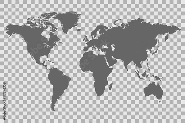 Obraz World Map Checker Background