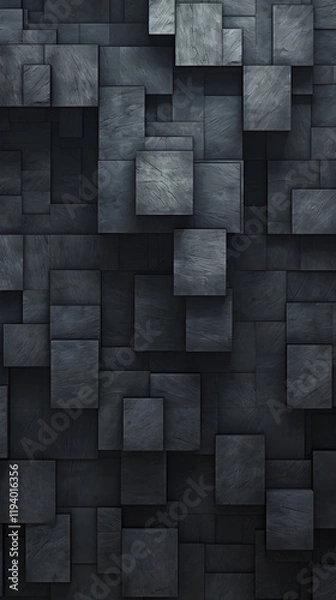 Obraz Digital retro grey textured graphics poster background