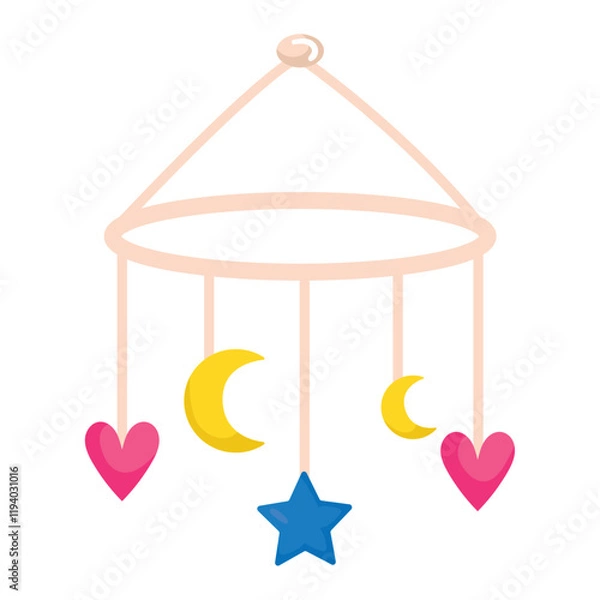 Obraz crib mobile baby toy