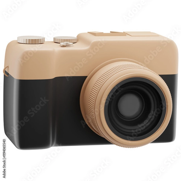 Fototapeta 3D Digital Camera Illustration