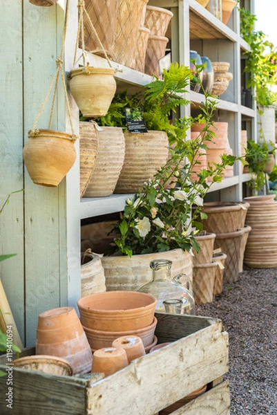 Obraz Garden center pots